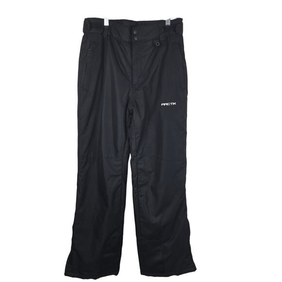 Arctix Essential 5K Men's Black Ankle Zip Snow Boarding Pants Small - Picture 1 of 4